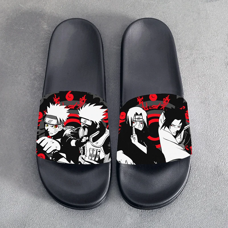 

Summer Sandals Slippers Anime NARUTO Kakashi Itachi Sasuke Cosplay Slippers Cartoon Shoes For Men Women Unisex Halloween Gift