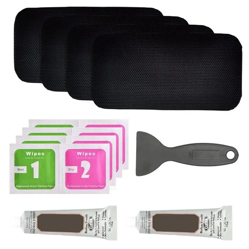 Replacement Rectangular Repair Patches Kit Trampoline Patch Repair Kit With Glue Trampoline Parts For Fixing Most Types Of Hole