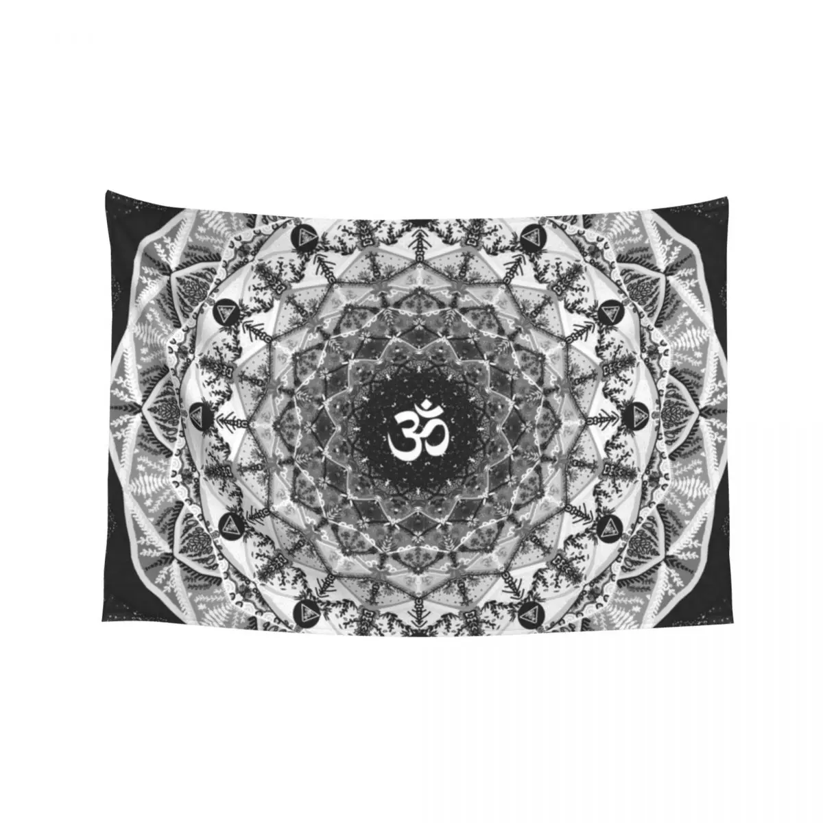 

BLACK WHITE OM MANDALA Tapestry House Decorations Things To Decorate The Room Home Decor Aesthetic Home Decorators Tapestry