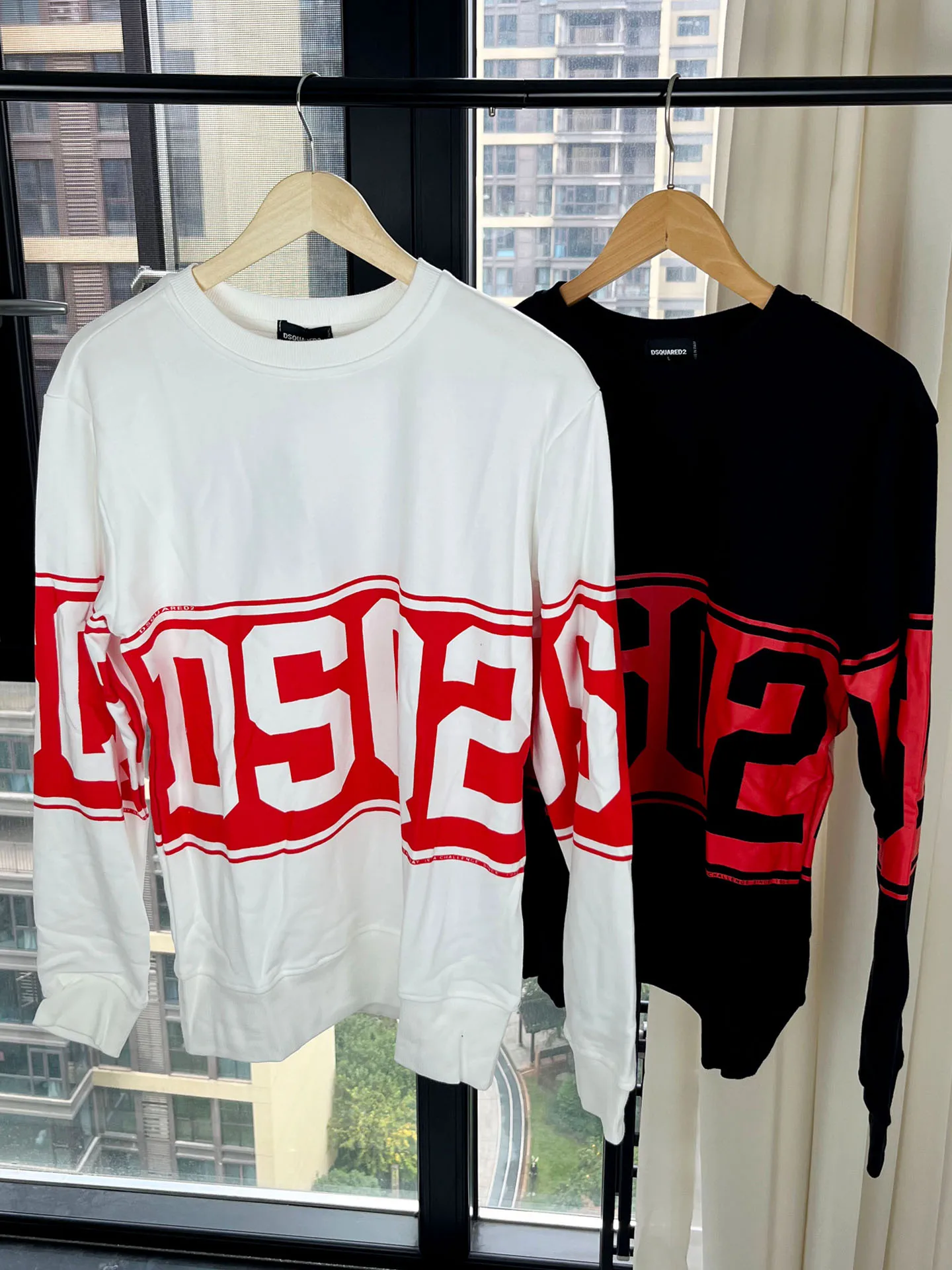 

Men's Long Sve Hoodie Street Sle Casual Bla White Print Spring Autumn Comfortable Cotton Sweatirt