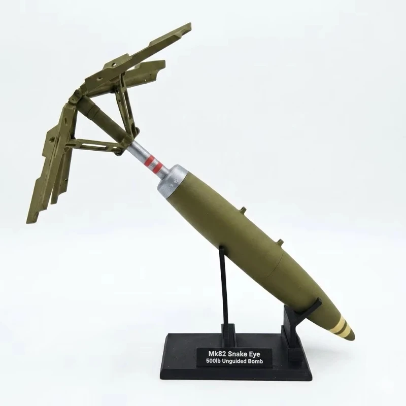 MK82 Snake Eye Model 1:8 Missile Realistic Military Enthusiast Ornament Gift 3D Printed Air Force Fan Favorite Study Decor