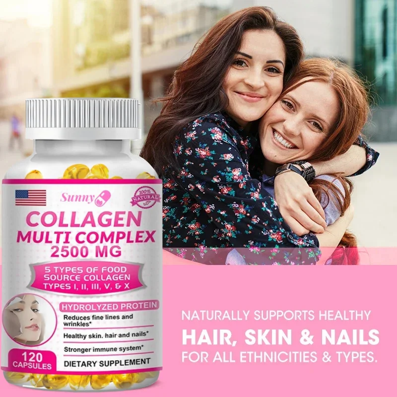 Hydrolyzed Collagen Supplement - for Healthy Hair and Skin, Antioxidant Dietary Supplement, Non-GMO