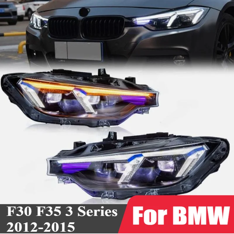 

Retrofit LED Headlights For BMW 3 Series F30 F35 2012-2015 Car Head Lamp LED DRL Dynamic Turn Signal Indicator