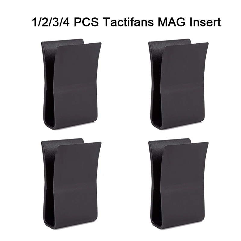 1/2/3/4 قطعة إدراج Tactifans MAG ، إدراج الحقيبة النايلون إسفين ماج 556 ، إدراج مجلة مولي لأكياس المجلات المفتوحة لـ 556 762