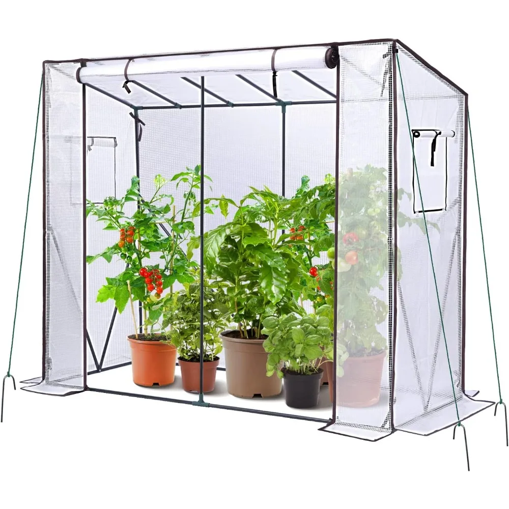 

Greenhouse for Outdoor 6.6x2.5x5.6 FT Tall Plastic Greenhouses for Outside Small Winter Plants Shed for Backyard Garden Supplies