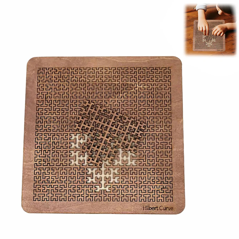 

Inventive Fractal Tray Puzzles, Anomaly Wooden Jigsaw, Baffling Labyrinth Brain-teaser