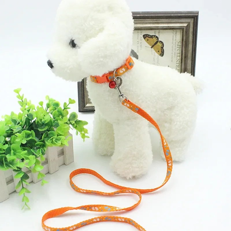 Random Pattern Puppy Thick Printed Traction Rope for Cat Dog Pet Dog Collar Cat Accessories