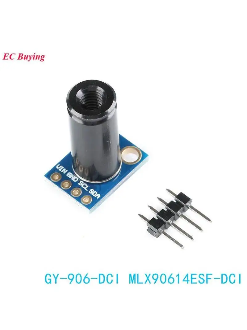 Moduł czujnika temperatury na podczerwień GY-906 MLX90614 MLX90614ESF DCI BAA BCC GY-906LLC-621BAB, bezdotykowy, bezprzewodowy, sonda. — zdjęcie produktu 7