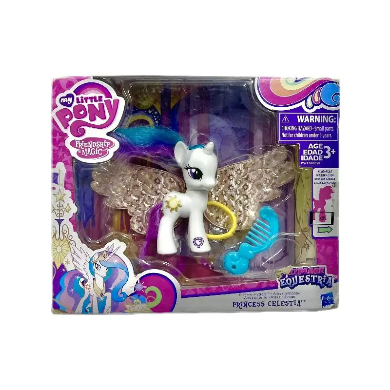 My Little Pony Friendship Figure Sparkling Crystal Hair Combing Model Children Gift