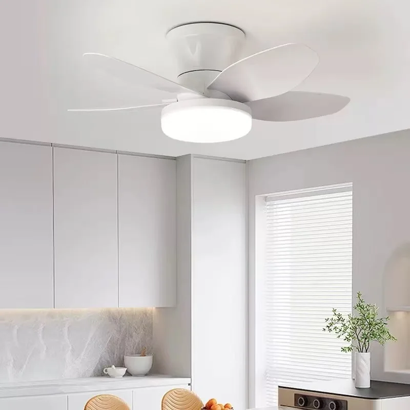 Ceiling Fan with Light 3 Colors, 6 Speeds, Timing, Ceiling Fan with Remote Control 5 Blades for Kitchen Bedroom Dining Room
