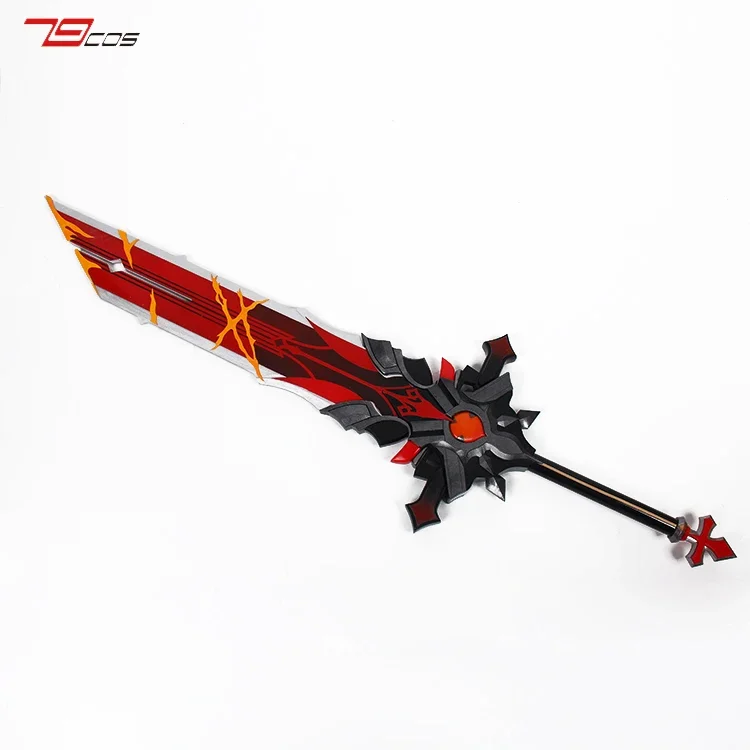 

Game Genshin Impact Razor Sword Wolf's Gravestone Complex Version Cosplay Weapons Halloween Christmas Fancy Party Accessories