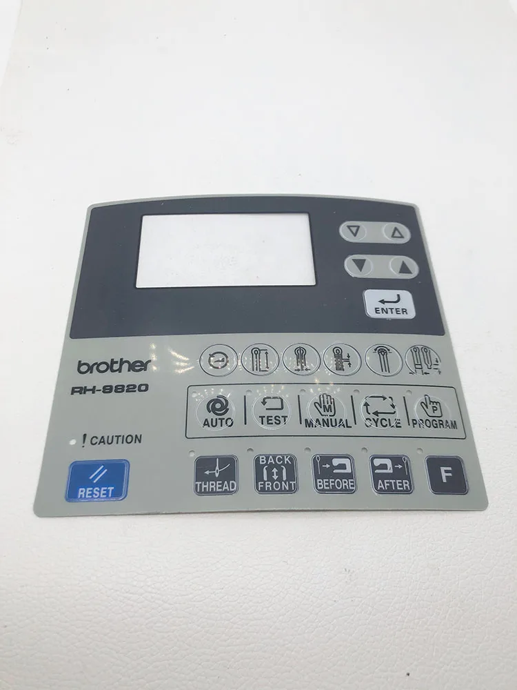 SA6550001 9820 PANEL SHEET S58998000 For Brother 9820 981 Sewing Machine Spare Parts