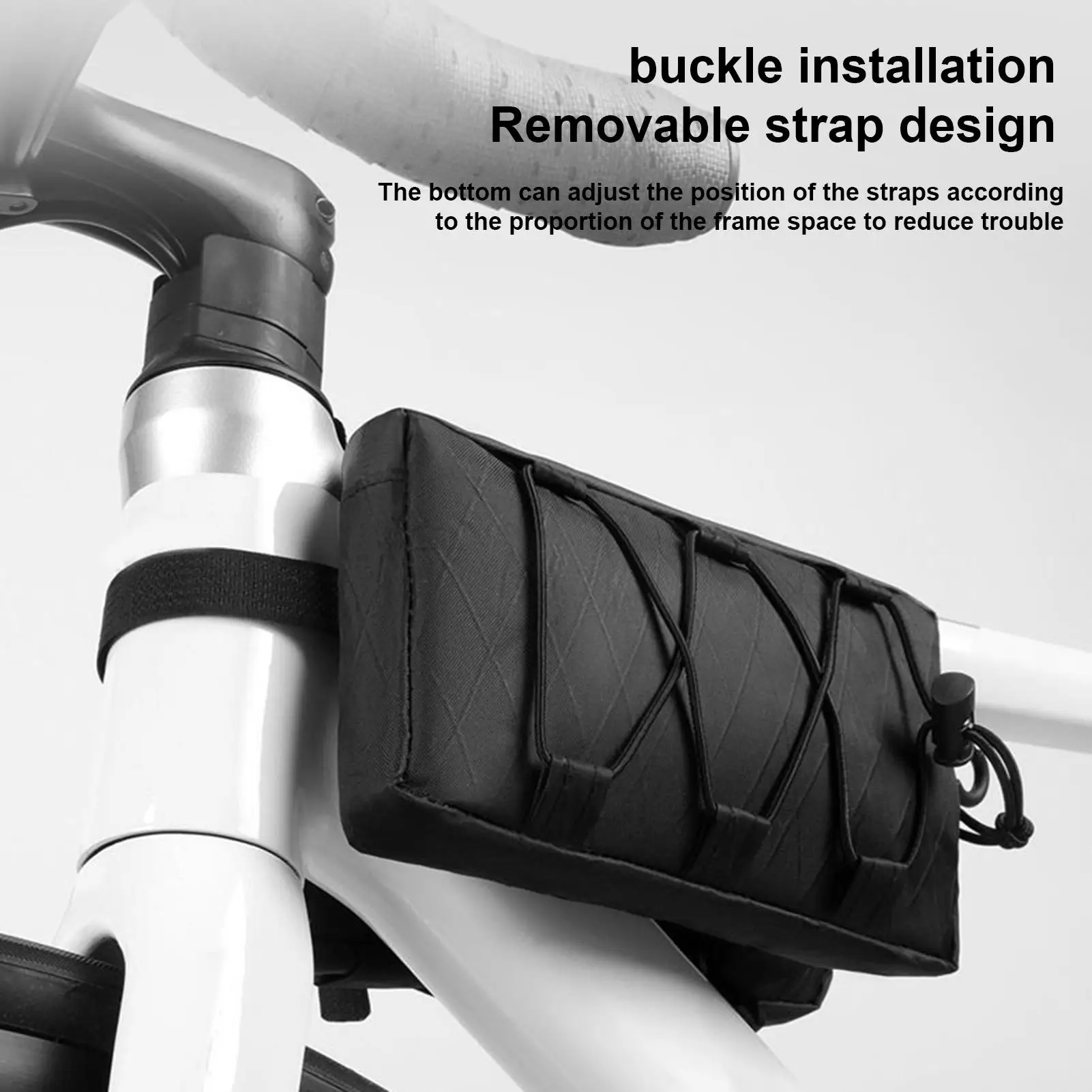 

Top Tube Bike Bag Top Tube Bags for Bicycles Waterproof Cycling Seat Pack Water Storage Gear Carrying Pouch for Commuting Biking