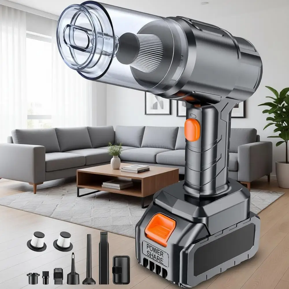 Portable Cordless Handheld Vacuum Cleaner for Car, Home, Office, Pet (Stellar Black)