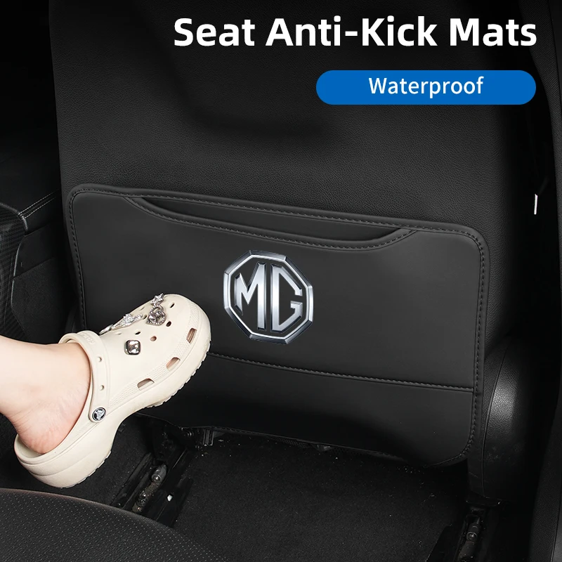 

Car Seat Anti-Kick Pad Seatback Anti-Stain Storage Protector Accessories For Morris Garages MG 3 5 6 7 HS ZS GS Hector TF GT