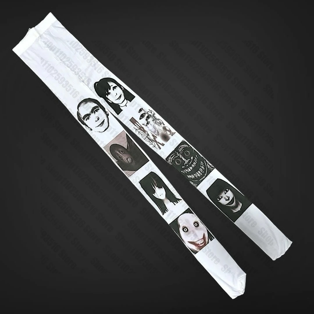 Compression Stockings for Women Knee High Socks Emo Harajuku Cosplay Sexy Shoopy Long Socks Woman Tights Fetish Lolita Punk Goth