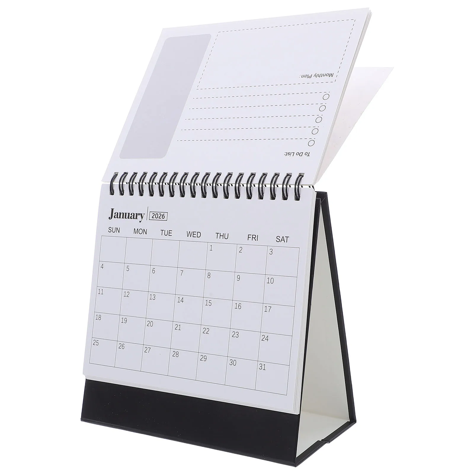 

Mini Desk Calendar 2025-2026 Monthly Standing Flip Small Desktop Organizer Office Home Classroom Planner 2026 Calendar