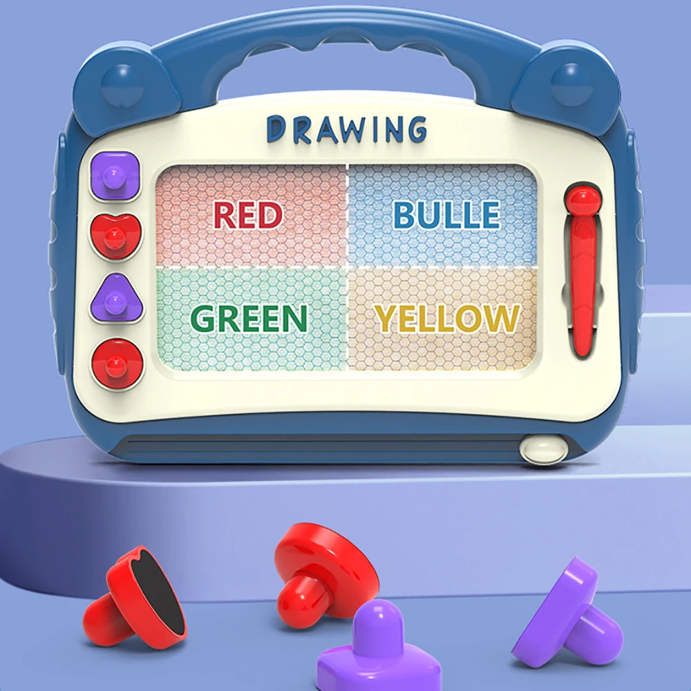 لوحة رسم مغناطيسية جديدة ملونة على الجدران ممحاة سحرية لوحة رسم للأطفال لوحة جرافيتي لعبة رسم فنية للتعليم المبكر