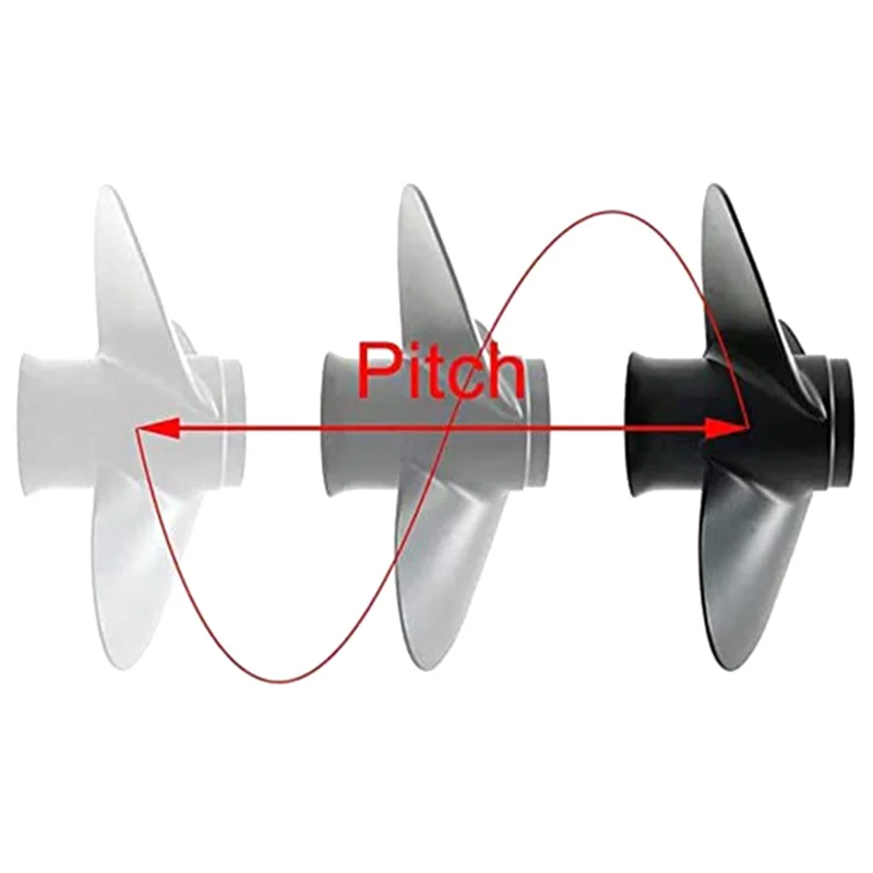 

A040-Белый пропеллер для Yamaha 6Hp 8 1/2 X7 1/2 Винт лодочного двигателя Деталь морского двигателя 7 Spline 6G1-45943-00-El