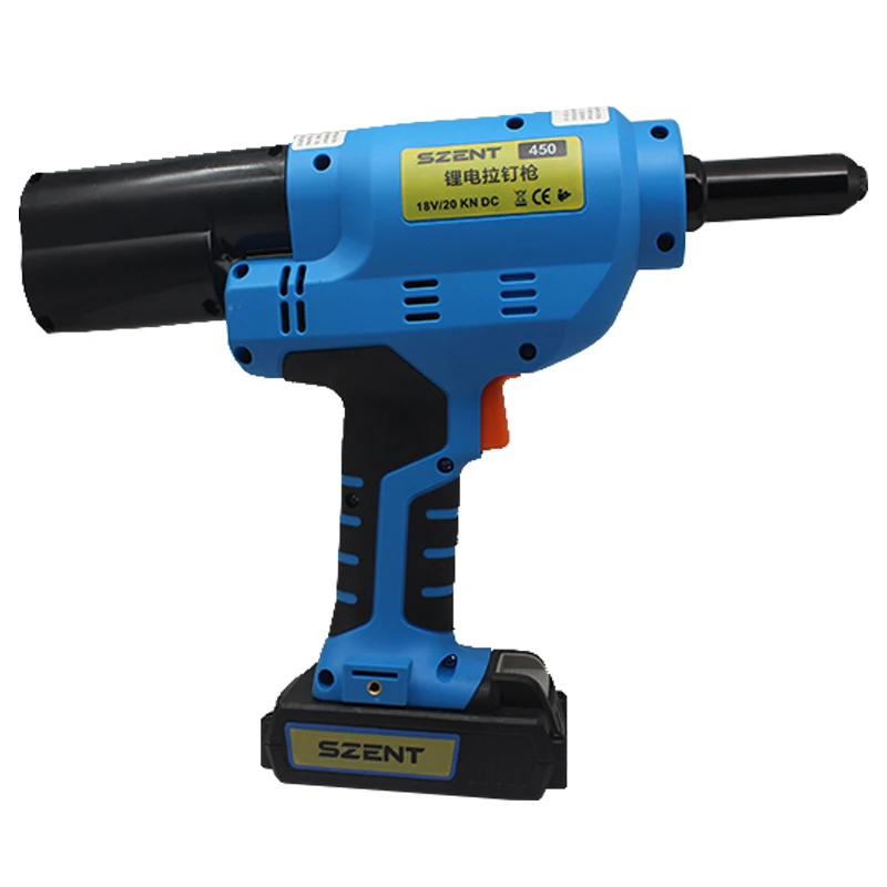 Industrial Portable Electric Rivet Gun With Li-ion Battery For High Efficiency Riveting