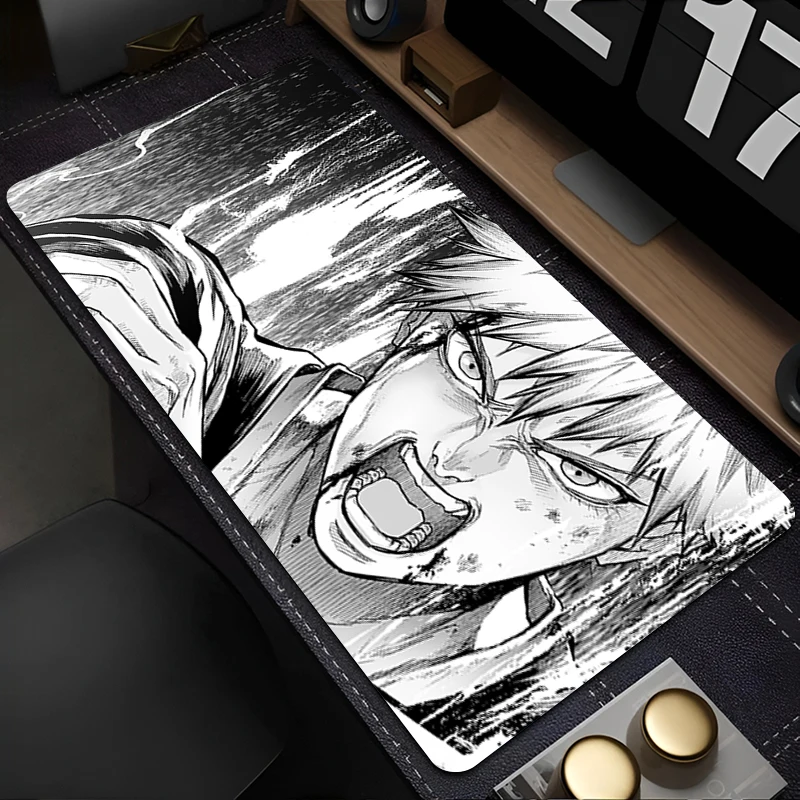 

Mouse Pad PC Accessories Keyboard Pad Office Desk Mat B-bleach Anti Slip Cartoon Mousepad Rubber Tablet Pad Gaming Extended Pad
