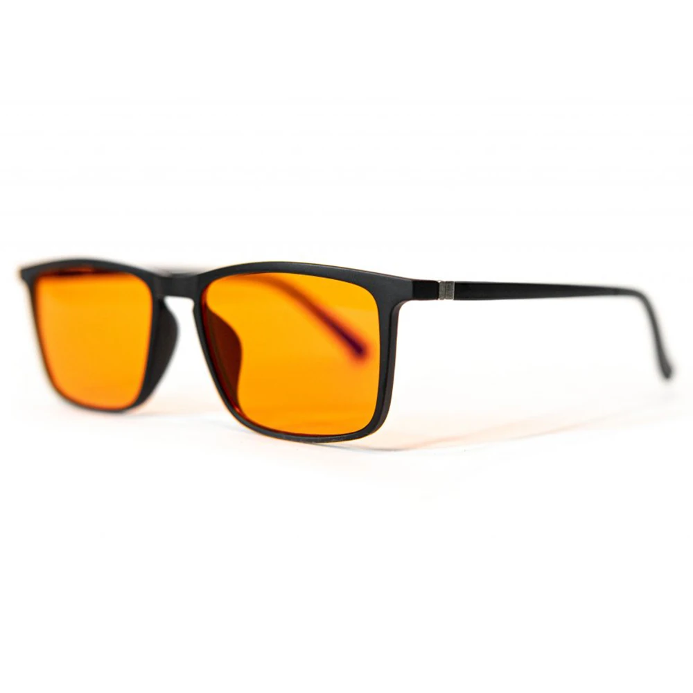 Orange Lens, Red Lens 100% blue light Blocking Green light blocking Fashion Glasses Women Man Computer Gaming Office