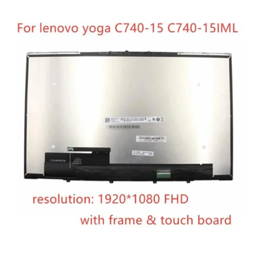 Laptop Touch Screen Module FHD 1920*1080 For Lenovo Yoga C740-15 C740-15IML 81TD Display LCD Digitizer Assembly 5D10S39586