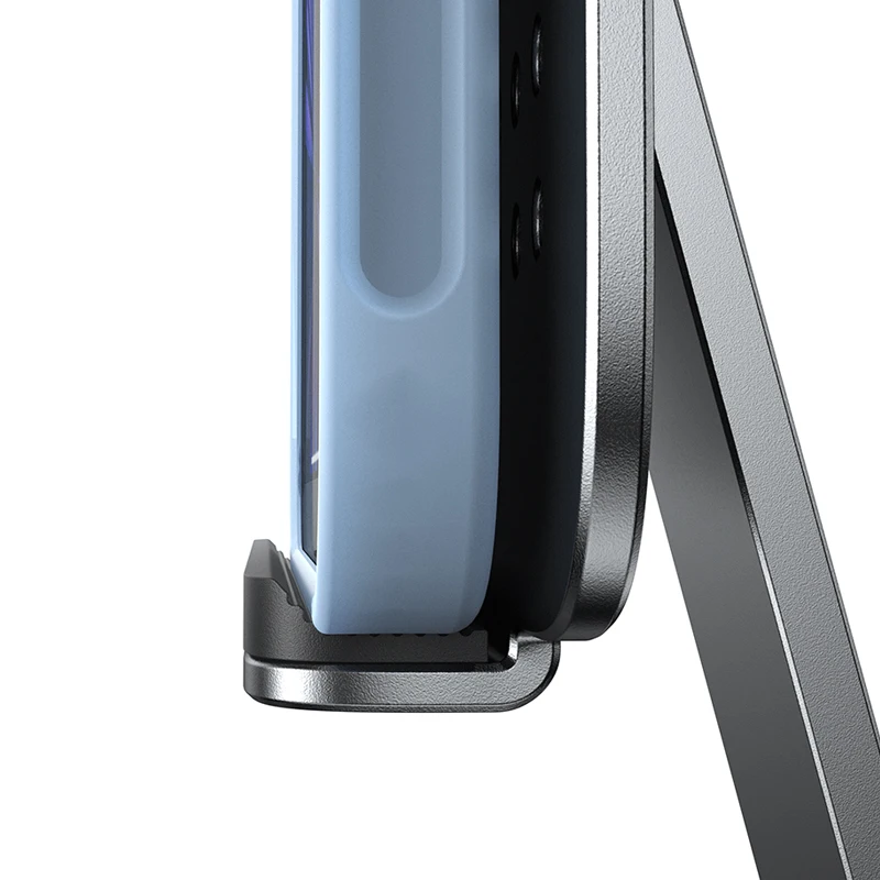360-Degree rotating aluminum alloy tablet computer bracket, adjustable height desktop bracket 6