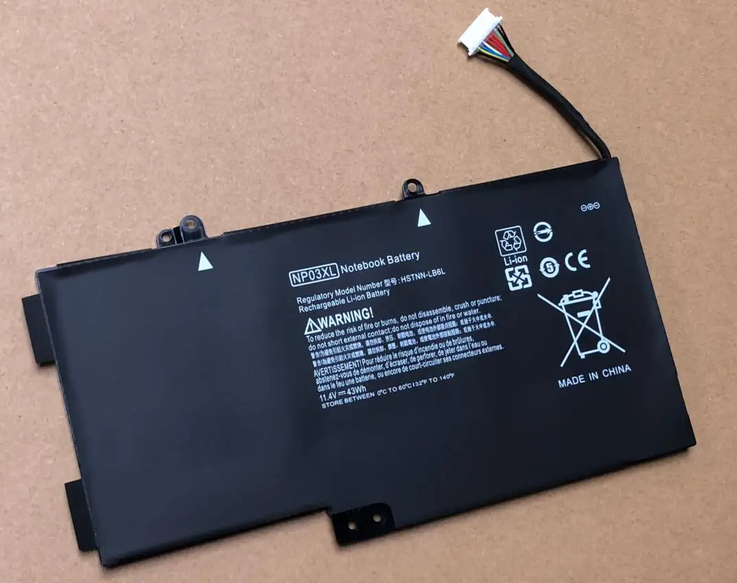 Battery NP03XL for HP Pavilion X360 13-A010DX TPN-Q146 TPN-Q147 TPN-Q148 HSTNN-LB6L 760944-421 15-U010DX