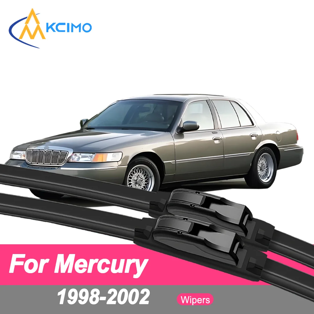 

Premium Rubber Durable Silent Windshield Wiper Blades 2pcs for Mercury Grand Marquis 1998-2002 Ford Grand Marquis