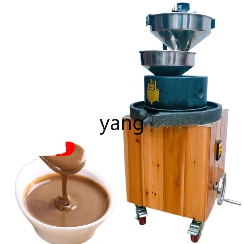 Lmm Automatic Stone Grinding Black Tahini Paste Grinding Peanut Butter Flour Wheat Flour
