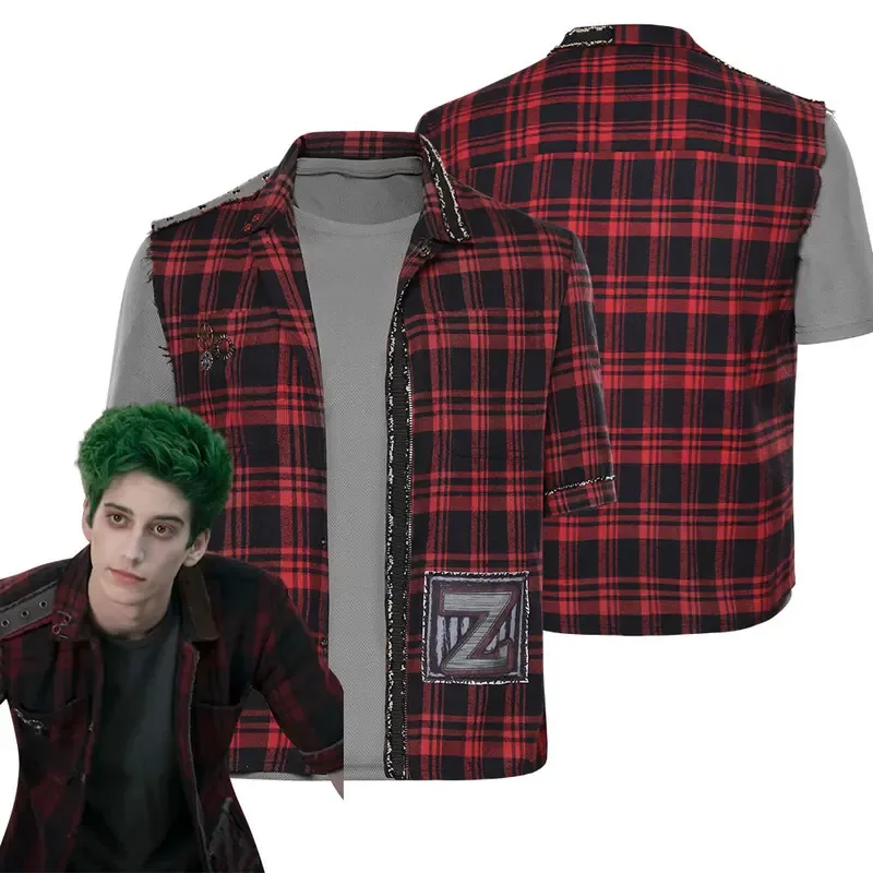 Zombies 3 Zed Cosplay CostumeT-shirt Coat Outfits Halloween Carnival Suit