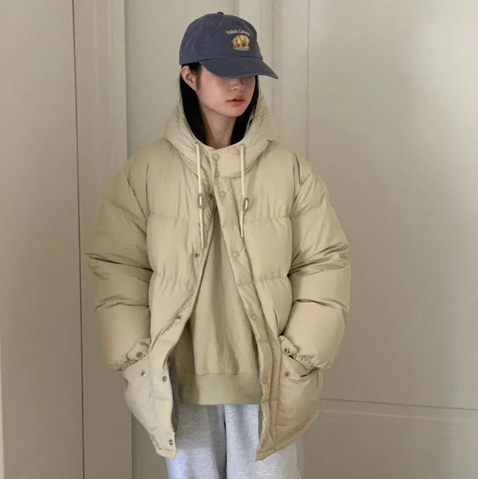 غابرييل مقنعين أسفل Jaet خفيفة الوزن Du أسفل فضفاضة عارضة اللون ملابس خارجية المرأة معطف الشتاء الدافئة تخفيف Sle #2