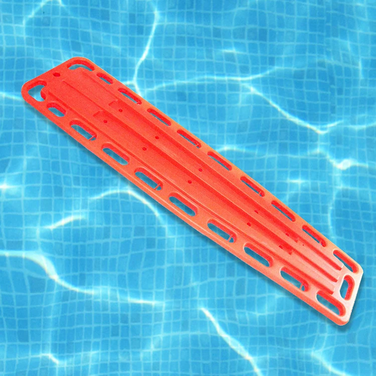 High Quality Emergency Plastic PE Spine Board Rescue Stretcher Modern Design Medical Ambulance Foldable Surgery Spine Corrector