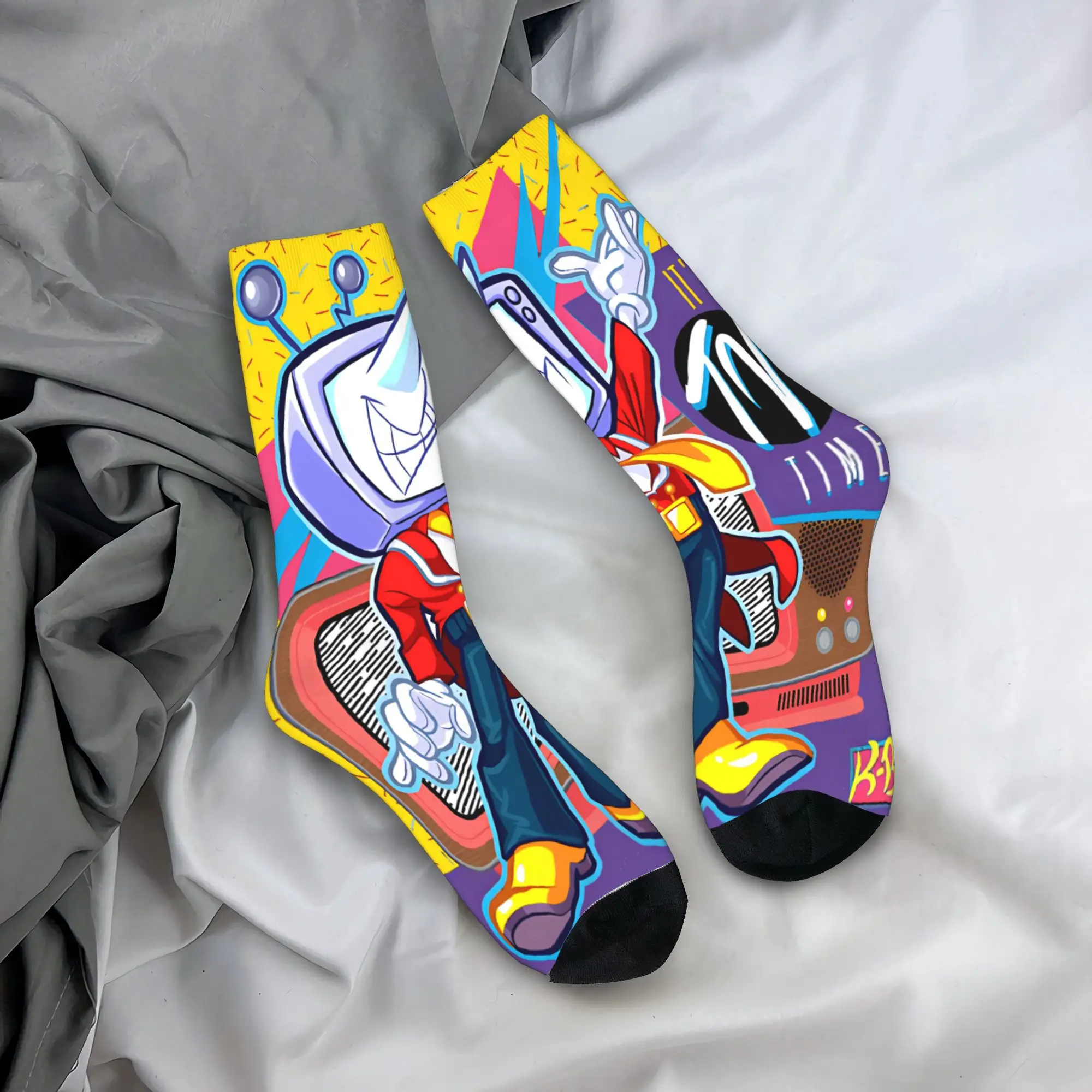 

Mr (Ant) Tenna's TV Time Stockings Design Casual Socks Autumn Anti Skid Socks Women Men Running Sports Comfortable Socks