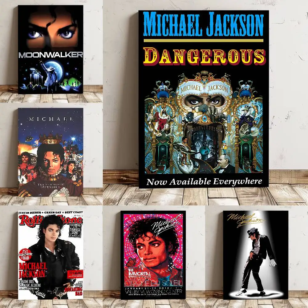 Michael Jackson Poster, hochwertiger Druck, wasserdicht, Wandkunst-Aufkleber für Bar, Wohnzimmer, Dekor, Geschenk