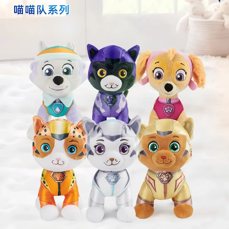 

【 New】Paw Patrol Achieves Great Achievements in Anime Plush Toys Meow Meow Team and Dog Gang Cute Gifts