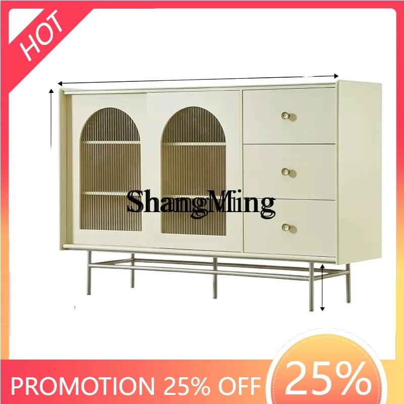 

ZYY Home Simple Modern Dining Cabinet Light Luxury Storage Living Room Standing Cabinet Slate Bedroom Storage Locker