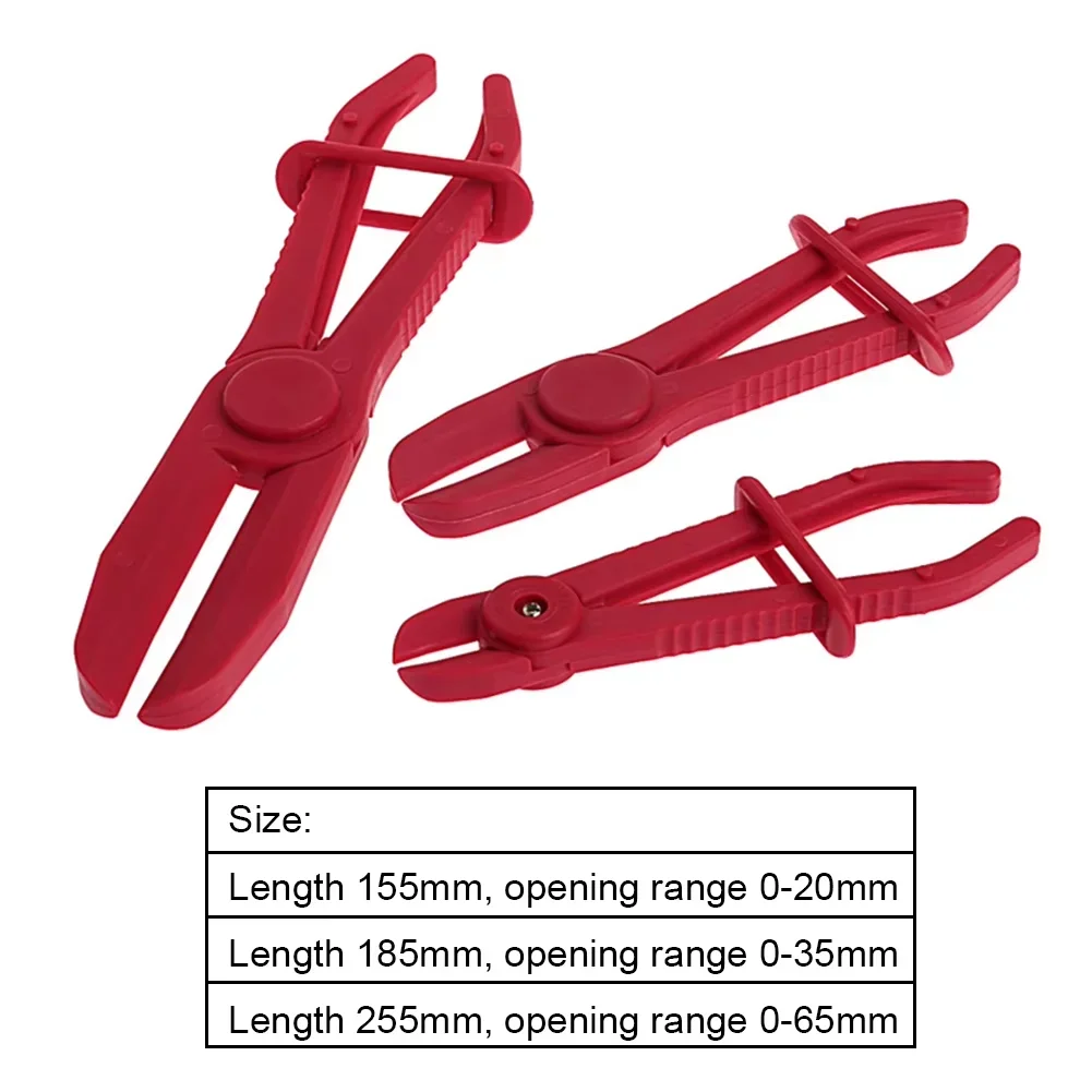 3Pcs/Set Hose Tube Clampc Pliers Tool Brake Fuel Water Line Clamp Pliers for Car Repair Hose Clamp Removal Hand Tool