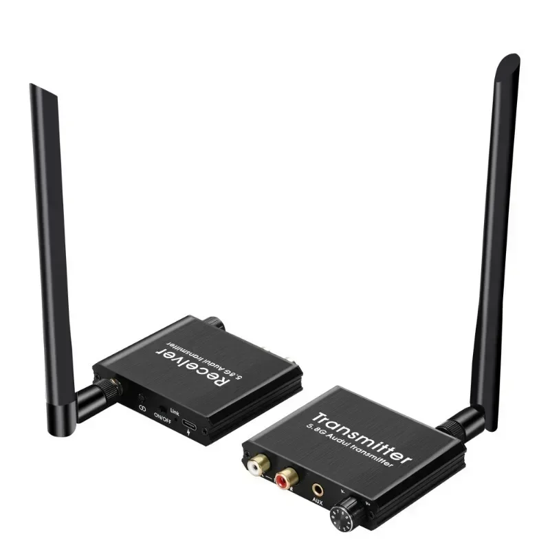 

Digital Wireless Audio Transmitter And Receiver 5.8G Wireless Audio Adapter For TV Box DVD PC