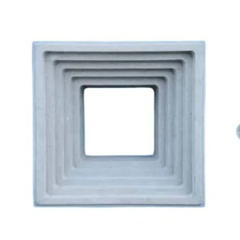 ABS Double Sided Cement Hollow Brick Mold 20x20x10cm Three Piece Composite Mold Wall Brick Decorative Wall Hollow Porous