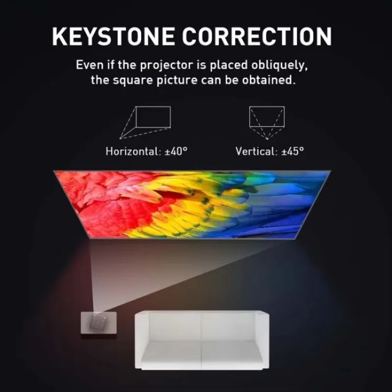 Yinzam Hot Sale P11 854x480 DLP Smart Projector,Android 9.0 2GB+32GB Mini Max 4K Protable Projector with Infrared Remote Control