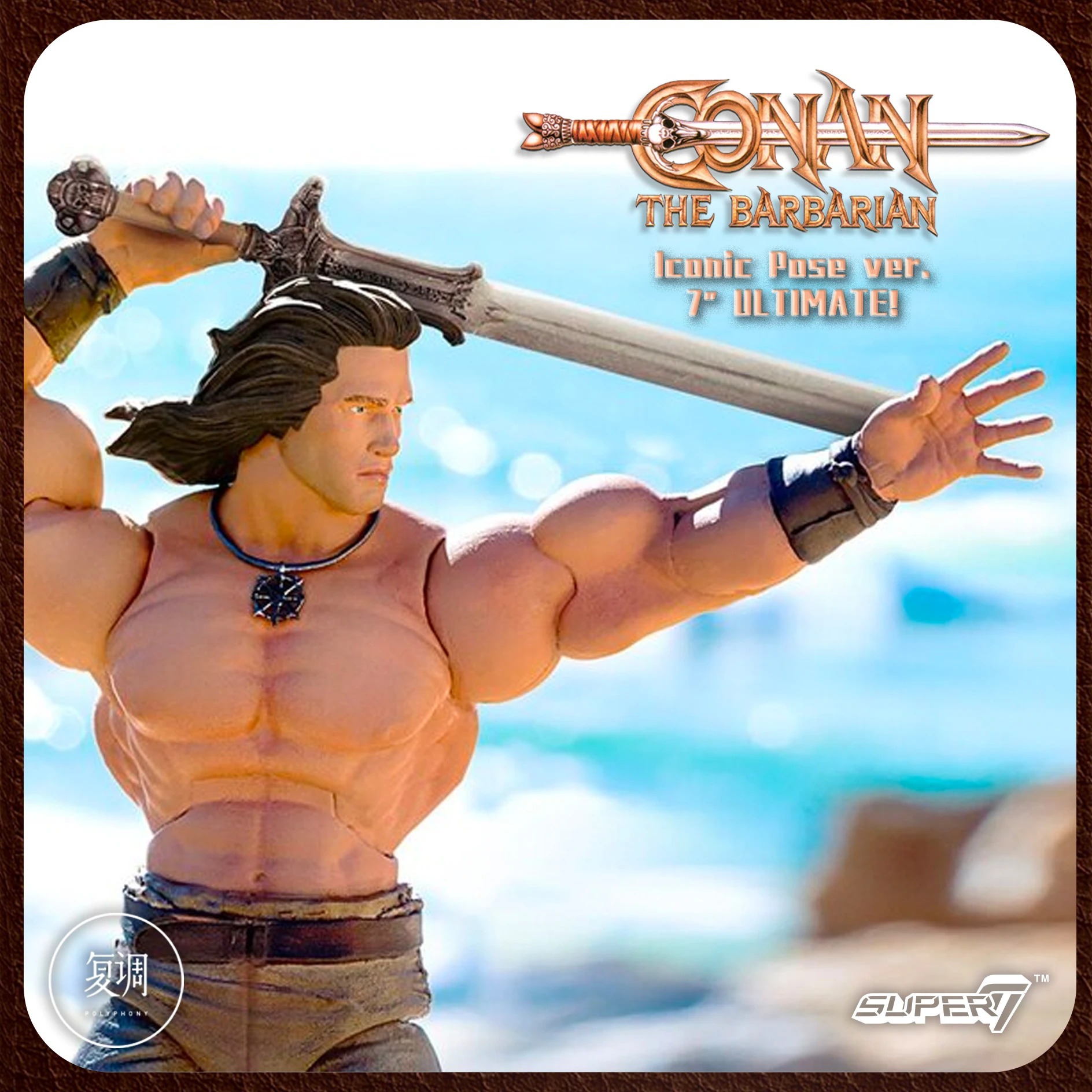 Original in stock Super7: Conan the Barbarian Movie Classic Pose Edition Retro Limited Edition Action Figure Model Toys