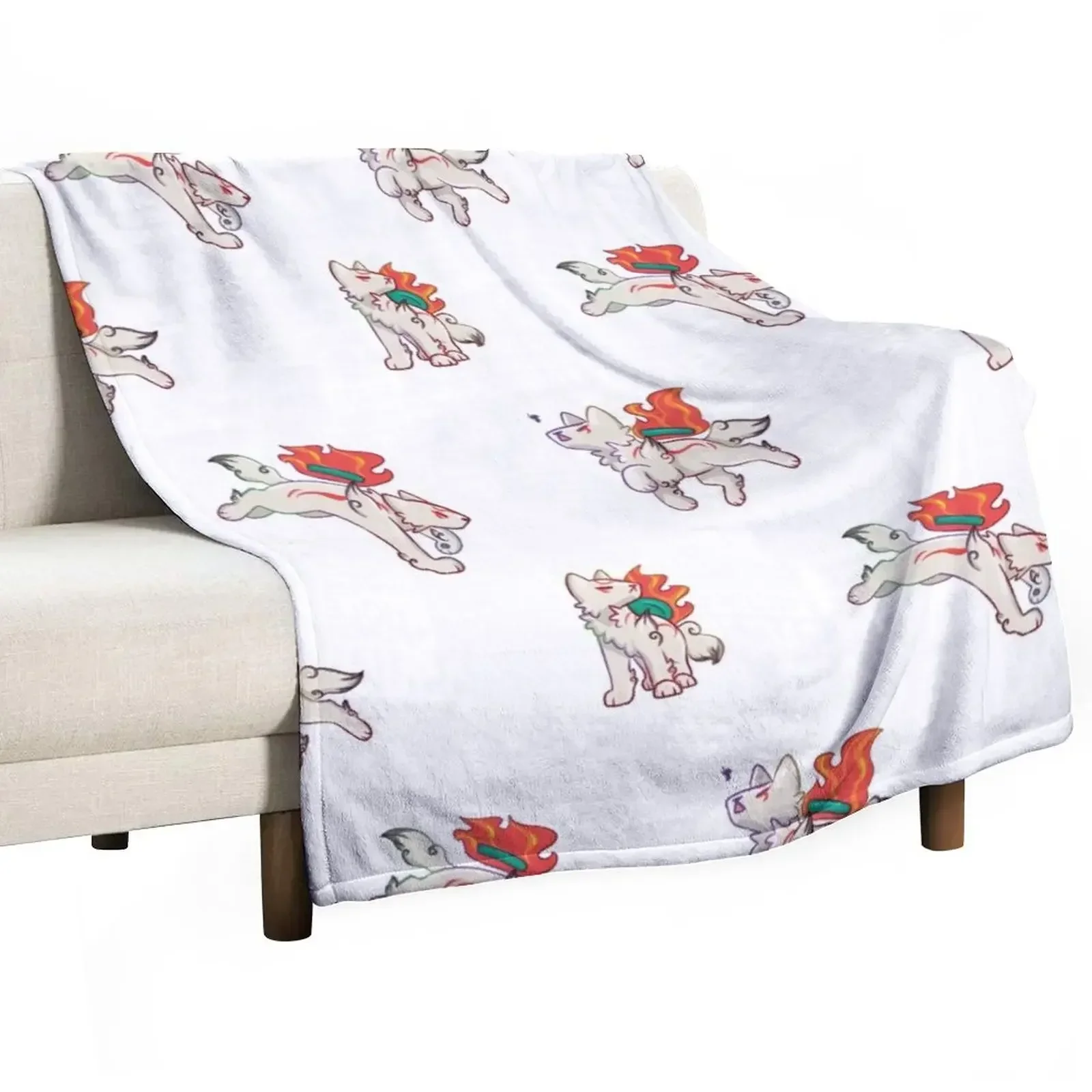 

Okami sheet amaterasu Throw Blanket Thins christmas decoration Cute Blankets For Baby Blankets