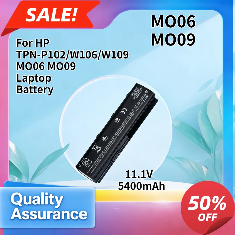 

5400mAh High quality Compatible with HP TPN-P102/W106/W109 MO06 MO09 Laptop Battery