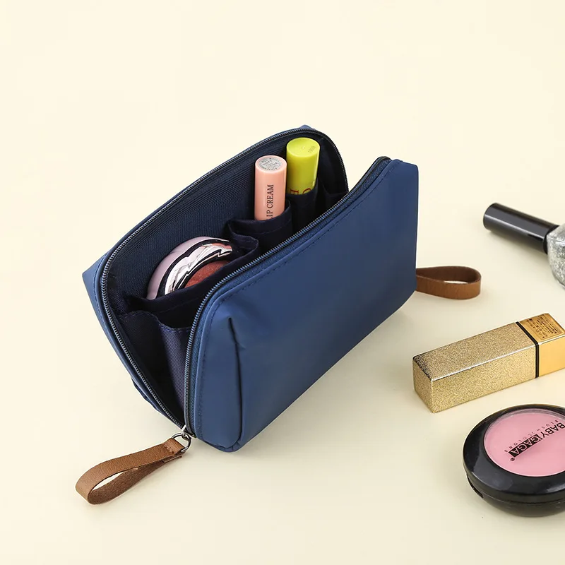 Borsa per il trucco di moda LAYRUSSI borsa per cosmetici portatile impermeabile borsa per rossetto borsa per il trucco a mano da viaggio colorata