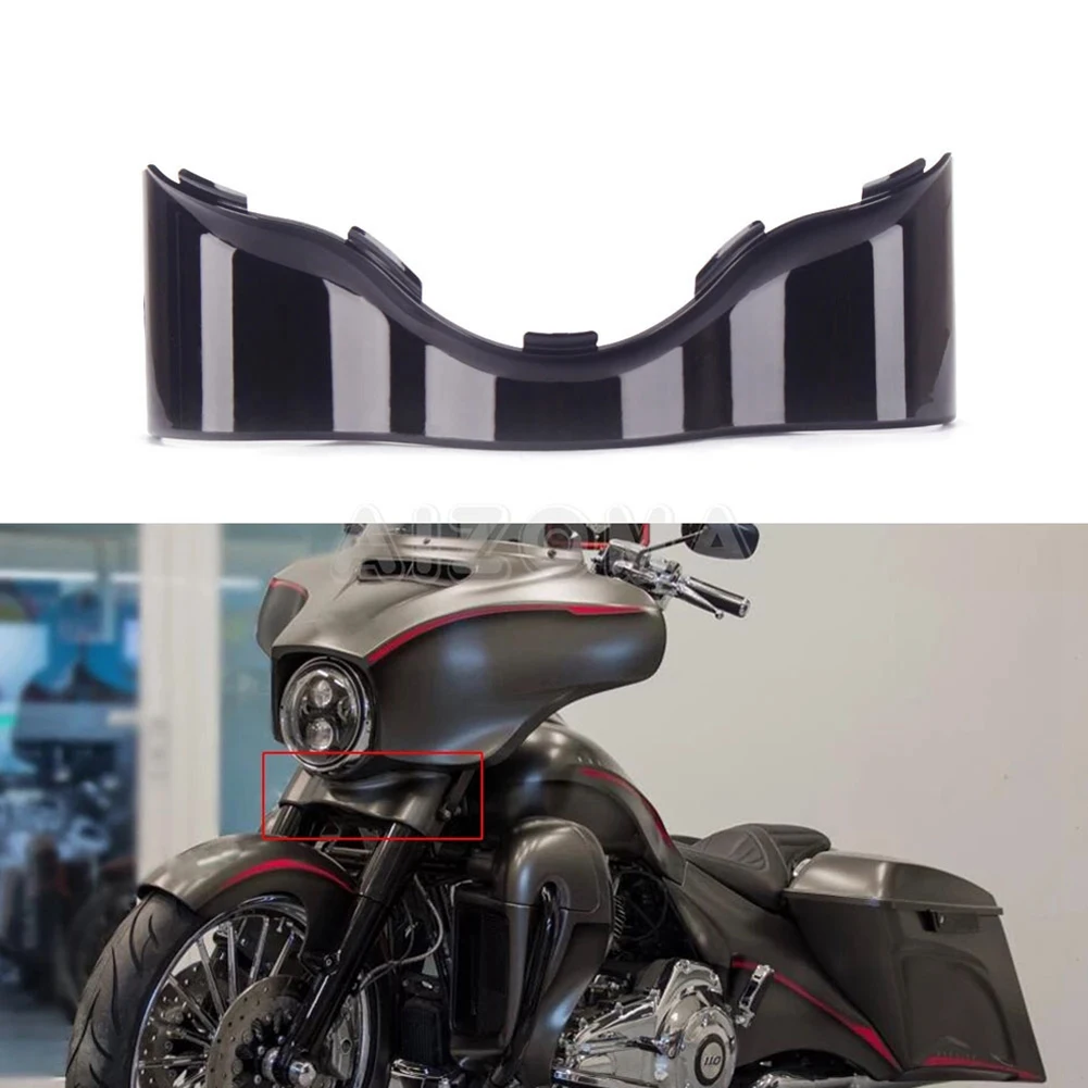 Motorcycle Outer Batwing Fairing Lower Trim Skir For-Harley Touring Electra Street Glide 2014-2022 Gloss Black