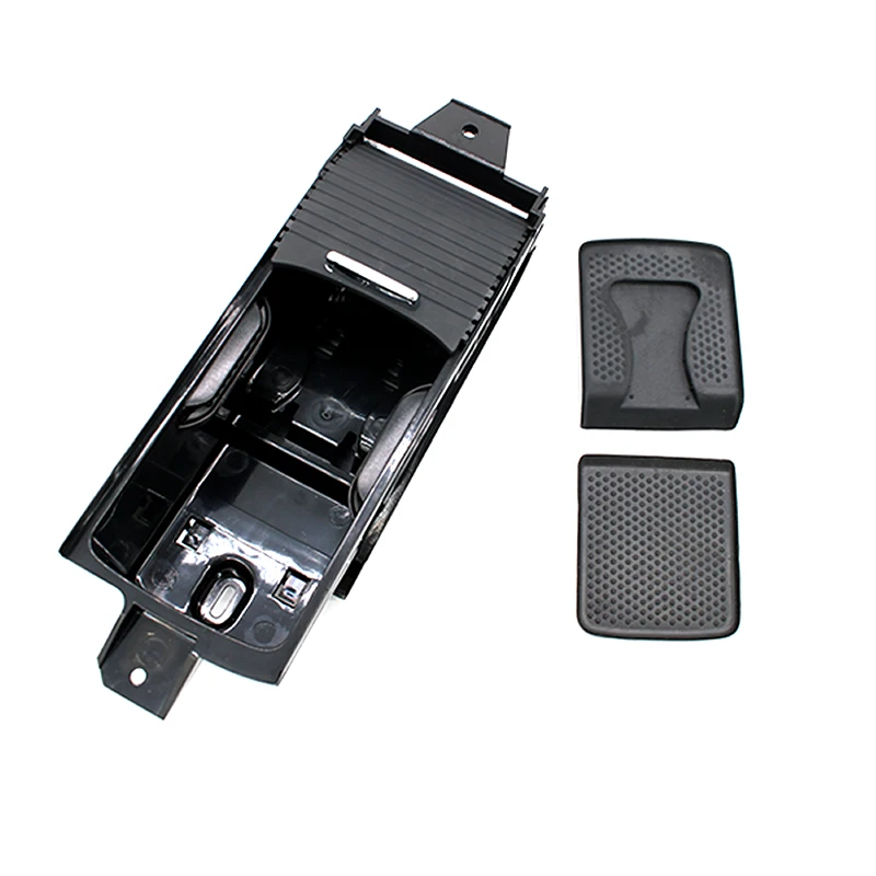 لوحدة التحكم المركزية كأس أسود صندوق حامل المشروبات المطاط 5KD 862 531 لفولكس واجن جولف MK5 MK6 شيروكو #3