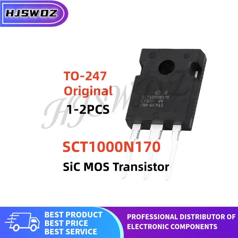 1-2PCS Original Imported SCT1000N170 SCT1000N170AG 7A/1700V TO-247 Silicon Carbide MOSFET Transistor