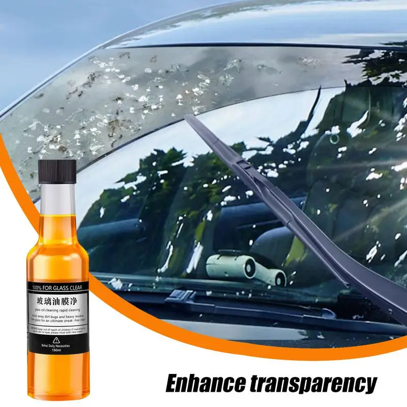 Oil Film Cleaner 150ml Powerful Car Glass Cleaner Car Water Spots Remover Car Stain Remover Auto Windshield Cleaner Glass